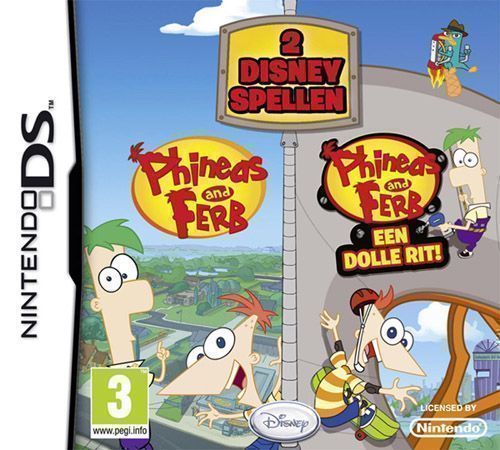 Phineas And Ferb - 2 Disney Games (Europe) Game Cover